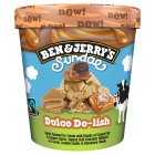 Ben & Jerry's Dulce De-lish Sundae Caramel Ice Cream Tub, 427ml