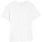 M&S Womens Collection Pure Cotton Everyday Fit T-Shirt, 8-18, White