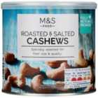 M&S Roasted & Salted Cashew Tin 300g