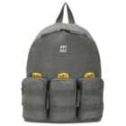 Artsac Grey 3 Pocket Zip Front Backpack