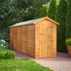 Power Sheds 20 x 4ft Apex Overlap Dip Treated Windowless Shed
