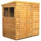Power Sheds 6 x 4ft Pent Overlap Dip Treated Shed