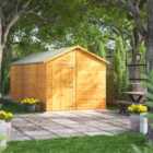 Power Sheds 20 x 8ft Apex Shiplap Dip Treated Windowless Shed
