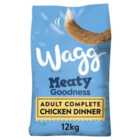 Wagg Meaty Goodness Complete Rich in Chicken & Veg Dry Adult Dog Food 12kg