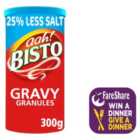 Bisto Reduced Salt Gravy Granules Beef 300g