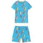M&S Space Shorties, 2-7 Years, Blue Mix