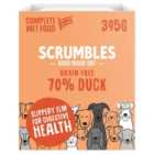 Scrumbles Dog Food Grain Free Duck 395g