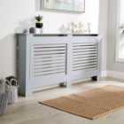 Home Source York Extra Large Radiator Cover Grey