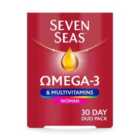 Seven Seas Omega-3 & Multivitamins Woman 30 Day Pack 3 x 30 per pack