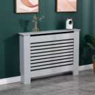 WestWood Grey Painted Radiator Cover Wall Cabinet Wood MDF Traditional Modern Small