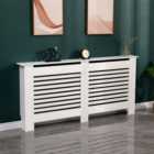 WestWood White Painted Radiator Cover Wall Cabinet Wood MDF Traditional Modern Large