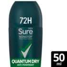 Sure Men Antiperspirant Deodorant Roll On Nonstop Quantum Dry 50ml