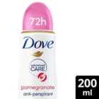 Dove Advanced Antiperspirant Deodorant Pomegranate Aerosol 200ml