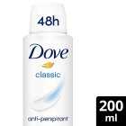 Dove Classic Anti-Perspirant, 200ml