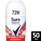 Sure Antiperspirant Deodorant Roll On Nonstop Uplifting & Fresh 50ml