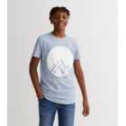 KIDS ONLY Pale Blue Mountain Short Sleeve T-Shirt