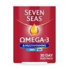Seven Seas Omega 3 & Multivitamins Man, 60s