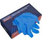 100 PACK Premium Disposable Nitrile Gloves - Large - Powder Free - Durable