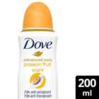 Dove Advanced Antiperspirant Deodorant Passion Fruit Aerosol 200ml