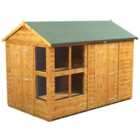 Power Sheds 10 x 6ft Apex Shiplap Dip Treated Potting Shed - Including Side Store
