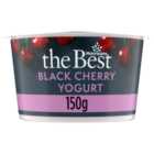 Morrisons The Best Black Cherry Yoghurt 150g