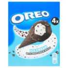 Oreo Topped Ice Cream Cones 4 x 100ml