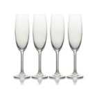Mikasa Julie 8oz Champagne Flute Glasses Set of 4