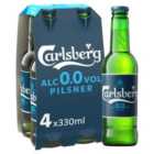 Carlsberg Alcohol Free Lager Beer 4 x 330ml