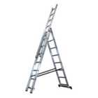 Krause Corda 3 Section Combination Ladder With Stairway Function - 3x8 Rung (4.5m)