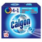 Calgon 4 in 1 Washing Machine Cleaner Limescale Tablets, 15 Tabs
