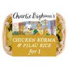 Charlie Bigham's Chicken Korma & Pilau Rice for 1, 403g