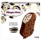 Haagen-Dazs Cookies & Cream Ice Cream Bars 3 x 80ml