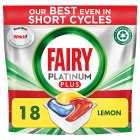 Fairy Platinum+ Lemon Dishwasher Tablets, 18s