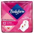 Bodyform Cour V Ultra Normal Sanitary Towels Wings 12 per pack