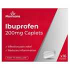 Morrisons Ibuprofen Caplets 16 per pack