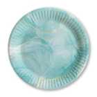 Nutmeg Home Blue Marble Plates 8 per pack