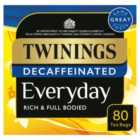Twinings Everyday Decaffeinated 80 Tea Bags 250g