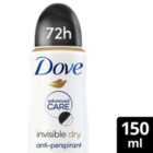Dove Women Advanced Antiperspirant Deodorant Invisible Dry Aerosol 150ml