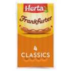 Herta 4 Frankfurters Hot Dogs 140g