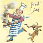 Quentin Blake Great Dad Father's Day Card 