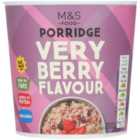 M&S Very Berry Flavour Porridge Pot 70g