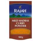 Rajah Spices Ground Mild Madras Curry Powder 100g