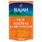 Rajah Spices Ground Hot Madras Curry Powder 100g