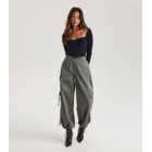 Urban Bliss Olive Parachute Trousers