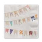 Nutmeg Home Time To Party Bunting Napkins 20 per pack