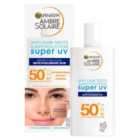 Garnier Ambre Solaire Super Uv Face Fluid Spf 50 + 40ml