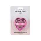 Mason Cash Set of 3 Safety Heart Cutters 3 per pack
