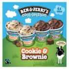 Ben & Jerry's Choc-Dough Cool-lection Ice Cream Mini Cup Multipack 4 x 100ml