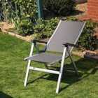 MWH Folding Elements Chair Silver