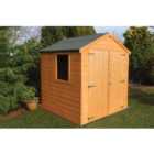 Shire Apex Shiplap Dip Treated Double Door Shed - 6 x 6ft